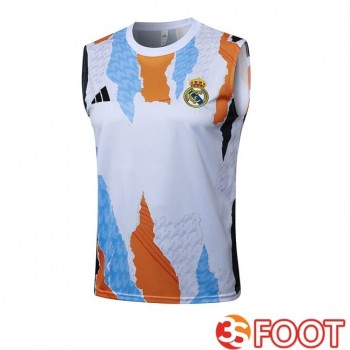 Gilet Foot Real Madrid Blanc 2025/2026
