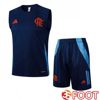 Gilet Foot Flamengo + Shorts Bleu Royal 2025/2026