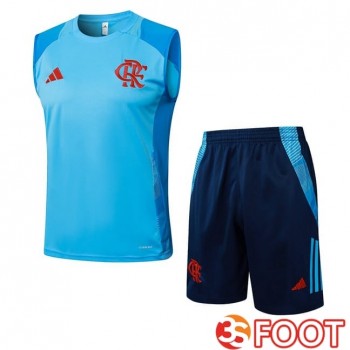 Gilet Foot Flamengo + Shorts Bleu 2025/2026