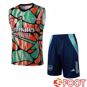 Gilet Foot Arsenal + Shorts Rouge Vert 2025/2026