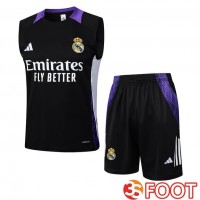 Gilet Foot Real Madrid + Shorts Noir 2025/2026