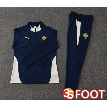 Ensemble Survetement De Foot Portugal Bleu Royal 2025/2026