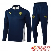 Ensemble Survetement De Foot Portugal Bleu Royal 2025/2026