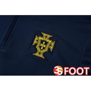 Ensemble Survetement De Foot Portugal Bleu Royal 2025/2026