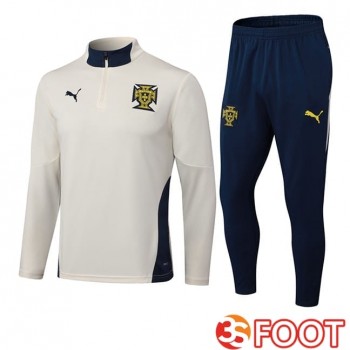 Ensemble Survetement De Foot Portugal Blanc 2025/2026
