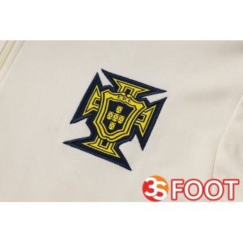 Ensemble Survetement De Foot Portugal Blanc 2025/2026