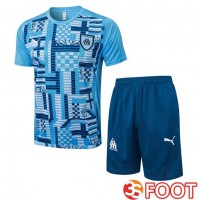 Ensemble Training T-Shirts Marseille OM + Shorts Bleu 2025/2026