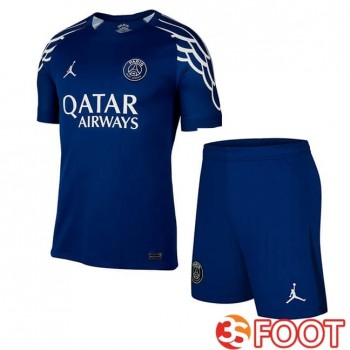 Maillot De Foot Paris PSG Enfant Quatrieme Bleu Royal 2024/2025