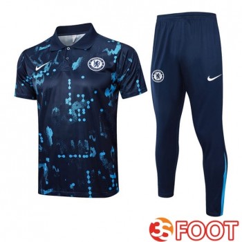 Ensemble Polo FC Chelsea + Pantalon Bleu Royal 2025/2026