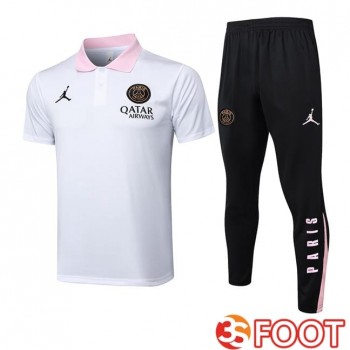Ensemble Polo Jordan Paris PSG + Pantalon Blanc 2025/2026