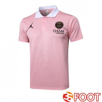 Polo Foot Jordan Paris PSG Rose 2025/2026