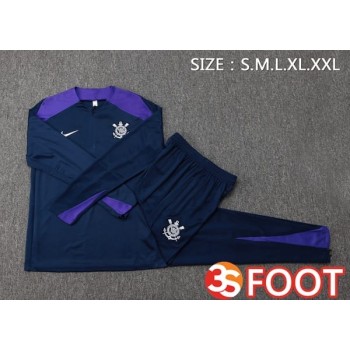 Ensemble Survetement De Foot Corinthians Bleu Royal 2025/2026