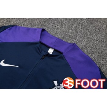 Ensemble Survetement De Foot Corinthians Bleu Royal 2025/2026