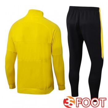Ensemble Survetement De Foot - Veste Bresil Jaune 2025/2026