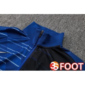 Ensemble Survetement De Foot - Veste Inter Milan Bleu Royal 2025/2026