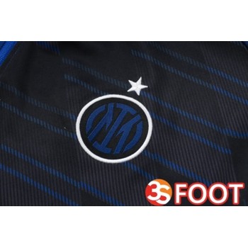 Ensemble Survetement De Foot - Veste Inter Milan Bleu Royal 2025/2026