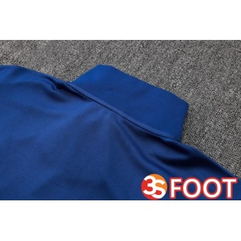 Ensemble Survetement De Foot - Veste Inter Milan Bleu Royal 2025/2026