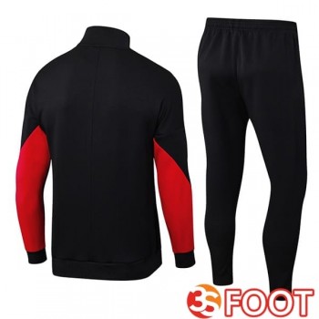Ensemble Survetement De Foot - Veste FC Liverpool Noir 2025/2026