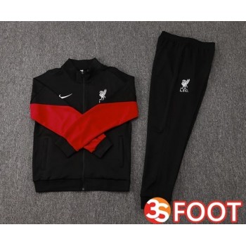 Ensemble Survetement De Foot - Veste FC Liverpool Noir 2025/2026