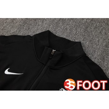 Ensemble Survetement De Foot - Veste FC Liverpool Noir 2025/2026