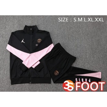 Ensemble Survetement De Foot - Veste Jordan Paris PSG Noir 2025/2026