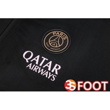 Ensemble Survetement De Foot - Veste Jordan Paris PSG Noir 2025/2026
