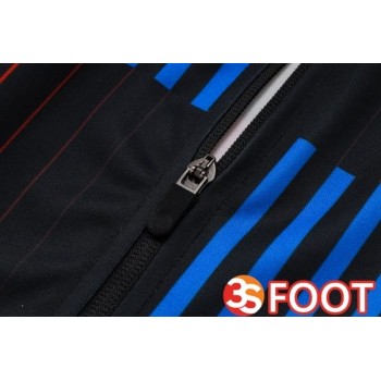 Ensemble Survetement De Foot - Veste FC Barcelone Bleu Noir Rouge 2025/2026