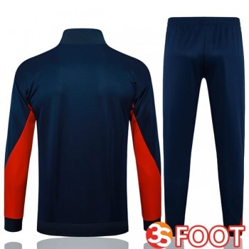 Ensemble Survetement De Foot - Veste FC Barcelone Bleu Noir Rouge 2025/2026
