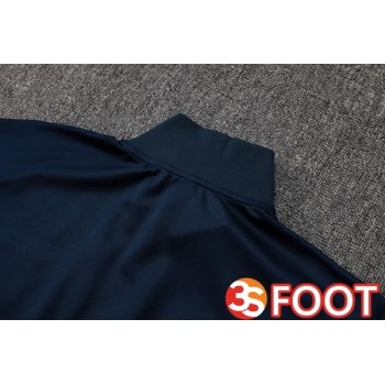 Ensemble Survetement De Foot - Veste FC Barcelone Bleu Noir Rouge 2025/2026