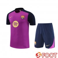 Ensemble Training T-Shirts FC Barcelone + Shorts Pourpre 2025/2026