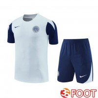 Ensemble Training T-Shirts Inter Milan + Shorts Bleu 2025/2026