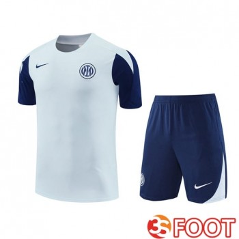 Ensemble Training T-Shirts Inter Milan + Shorts Bleu 2025/2026