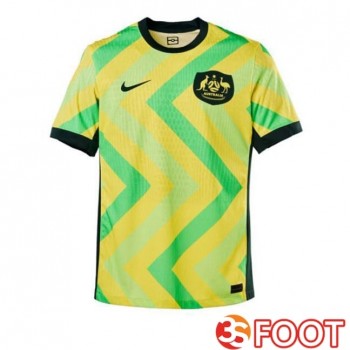 Maillot Foot Equipe De Australie Domicile Jaune Vert 2025/2026