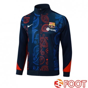 Veste Foot FC Barcelone Bleu Noir Rouge 2025/2026