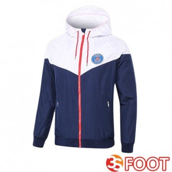 Coupe Vent Paris PSG Blanc Bleu Royal 2025/2026