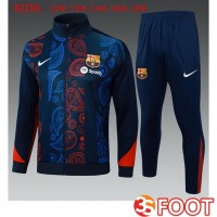 Ensemble Survetement De Foot - Veste FC Barcelone Enfant Bleu Royal 2025/2026 Ensemble Survetement De Foot - Veste FC Barcelone Enfant Bleu Royal 2025/2026