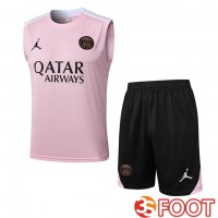 Gilet Foot Jordan Paris PSG + Shorts Rose 2025/2026