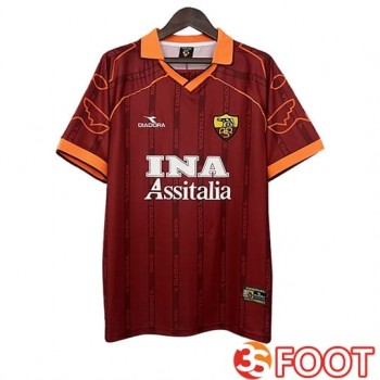 Maillot De Foot AS Rome Retro Domicile 1999/2000