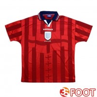 Maillot De Foot Angleterre Retro Exterieur Rouge 1998