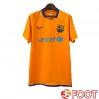 Maillot De Foot FC Barcelone Retro Exterieur Jaune 2006-2007