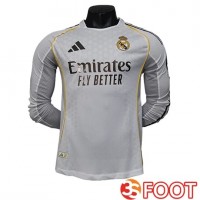 Maillot De Foot Real Madrid Domicile Manches Longues Leaked Version 2025/2026