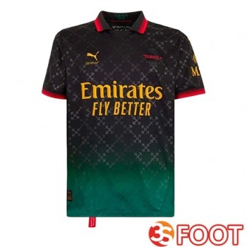 Maillot De Foot Milan AC Fourth Noir 2024/2025