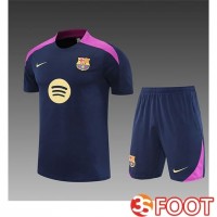 Ensemble Training T-Shirts FC Barcelone Enfant Bleu Royal 2025/2026