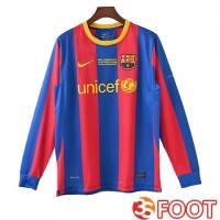 Maillot De Foot FC Barcelone Retro Domicile Manches Longues 2010/2011