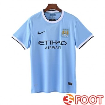Maillot De Foot Manchester City Retro Domicile 2013/2014