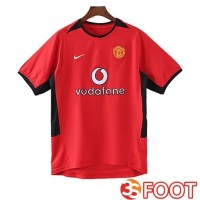 Maillot De Foot Manchester United Retro Domicile 2002/2003