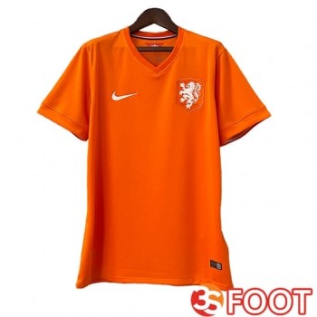 Maillot De Foot Pays-Bas Retro Domicile 2014