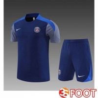 Ensemble Training T-Shirts PSG Enfant Bleu Royal 2025/2026