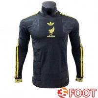 Maillot Equipe Foot Mexique Gold Cup Edition Manches Longues Noir 2025/2026