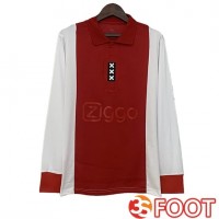 Maillot De Foot Ajax Commemorative Edition Manches Longues Rouge/Blanc 2025/2026
